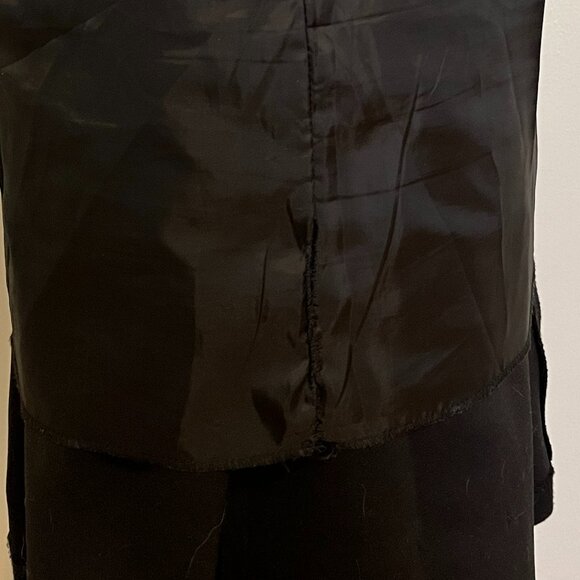 Classic 80% Wool Black Hand-Made A-Line Skirt – Timeless Investment Piece - Picture 10 of 10